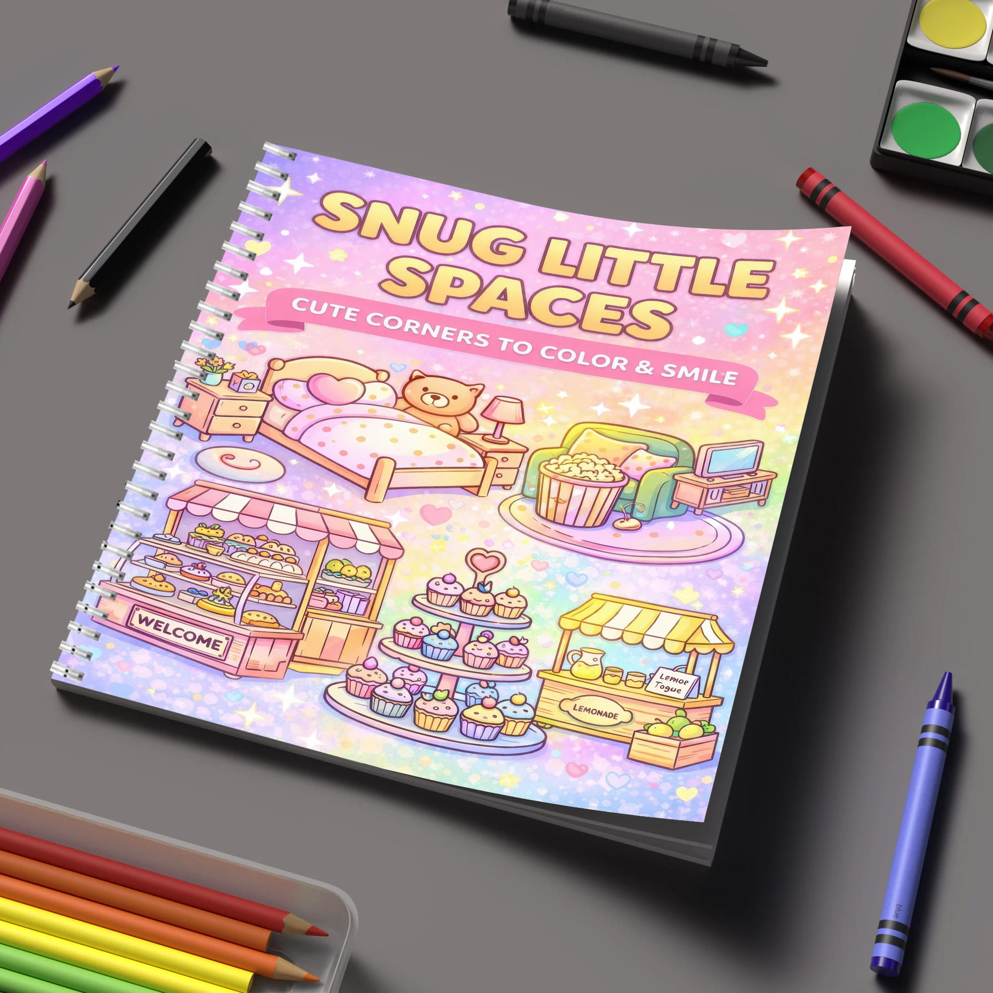 Coloring Book Little Spaces fo - огляд і ціна School Supplies